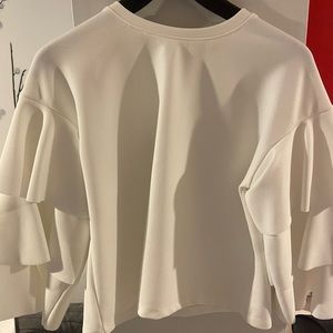 Sweater with special sleeves